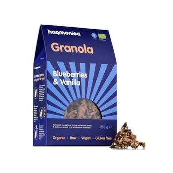 Granola cu afine si vanilie Bio, 250g, Harmonica