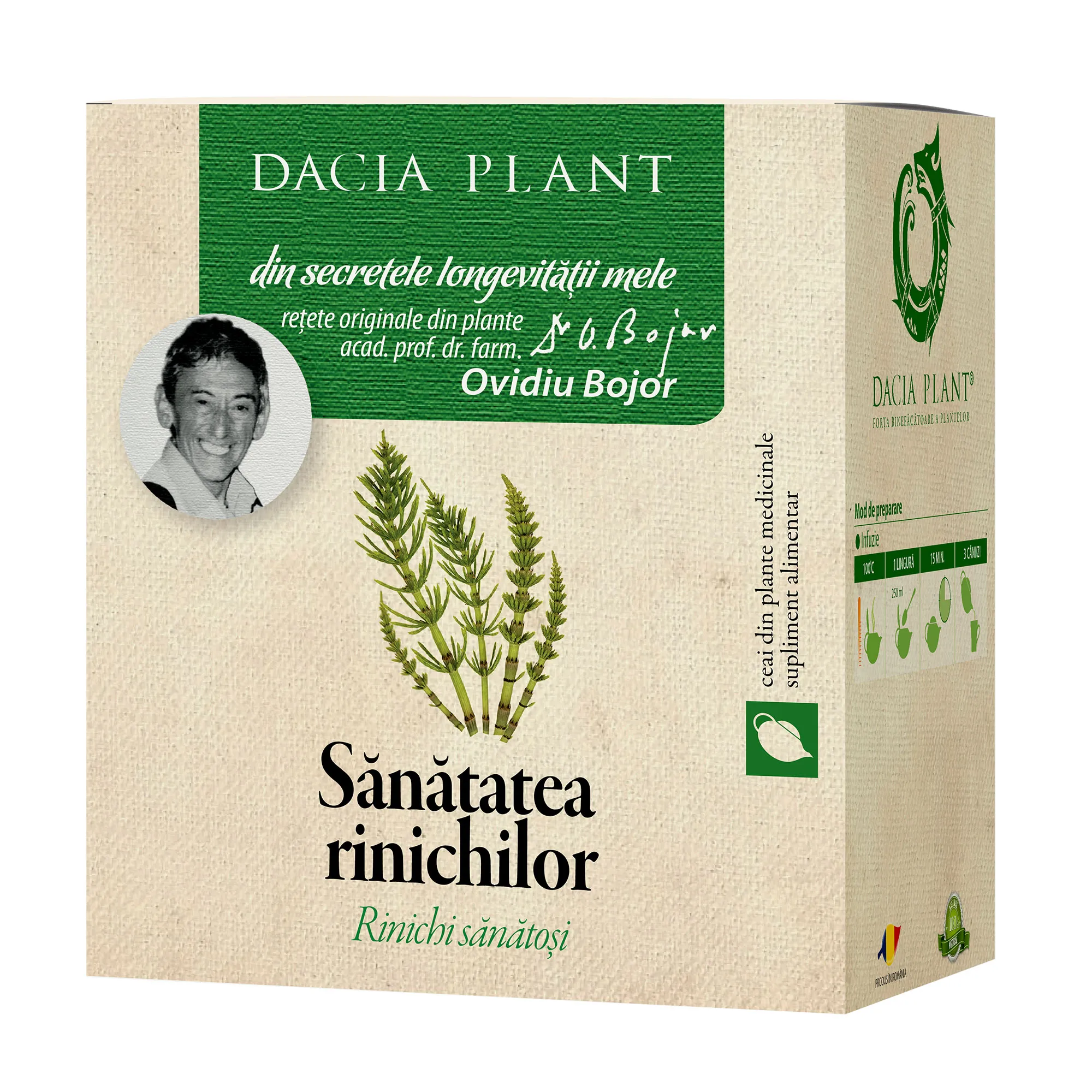 Ceai Sanatatea rinichilor, 50 g, Dacia Plant