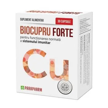 BioCupru Forte, 30 capsule, Parapharm