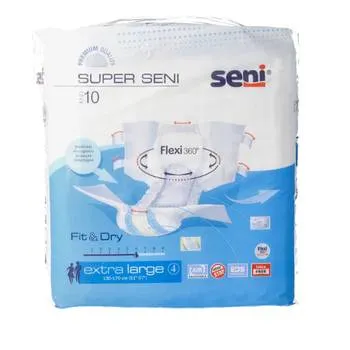 Scutece pentru adulti Super Seni, Extra Large, 10 bucati, Bella Seni