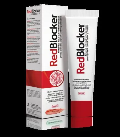 Masca pentru piele sensibila RedBlocker, 50 ml, Aflofarm