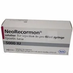 NEORECORMON 5000UI/0,3ml x 6 SOL. INJ. IN SERINGA PREUMPLUT 5000UI/0,3ml ROCHE REGISTRATION L