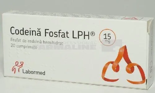 CODEINA FOSFAT LPH 15 mg x 20 COMPR. 15mg LABORMED PHARMA SA