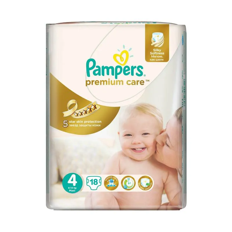 PAMPERS 4 Premium Care Maxi SP x 18buc