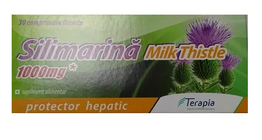 Silimarina Milk Thistle 1000 mg 30 capsule