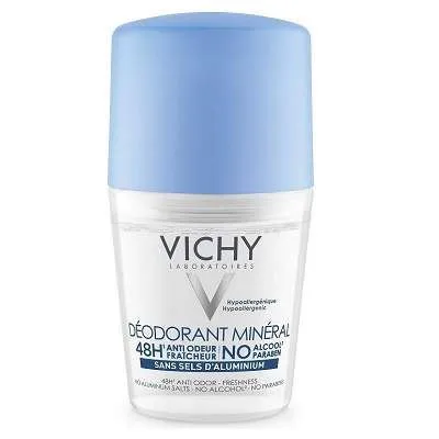 VICHY DEO ROLL-ON MINERAL FARA SARURI 48H 50ML