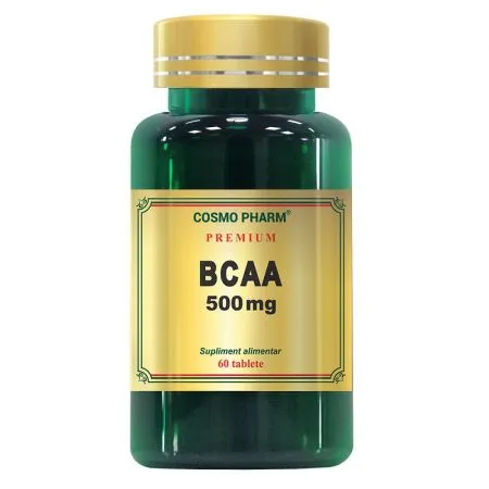 Premium BCAA 500 mg, 60 tablete, Cosmopharm