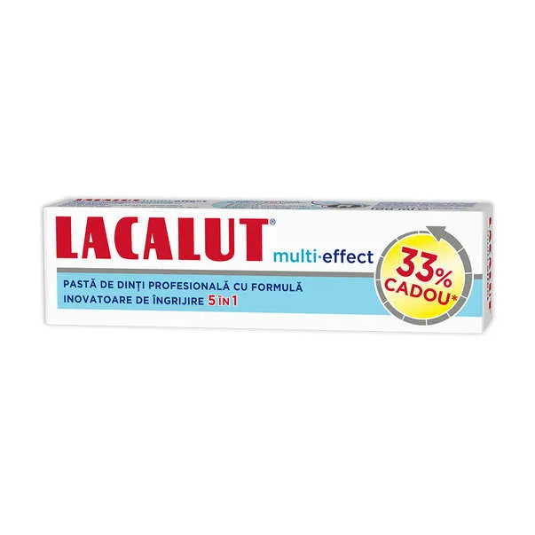 LACALUT PASTA DE DINTI MULTI-EFFECT 75ML + 33% CADOU