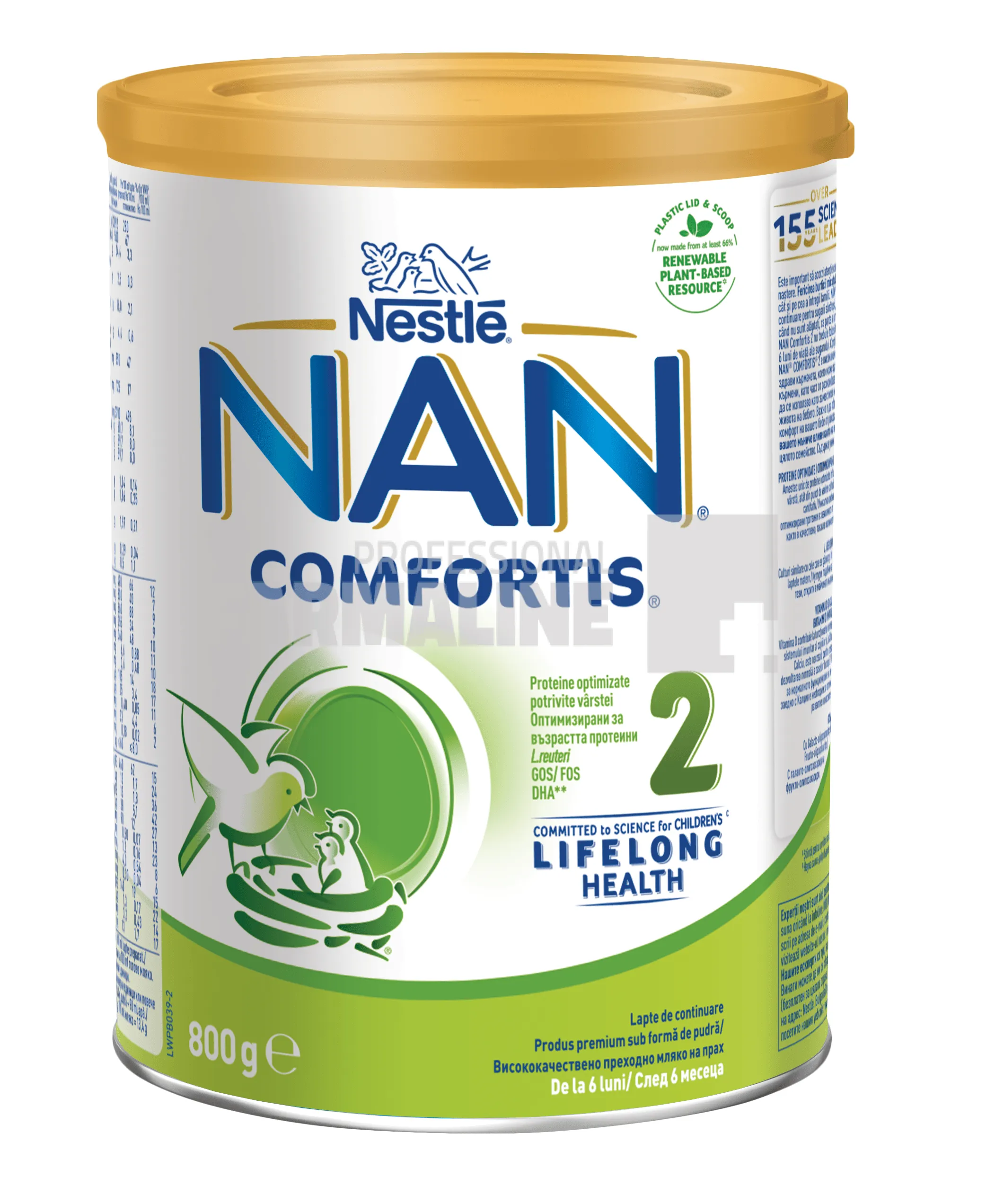 Nan 2 Comfortis 6+ luni 800 g