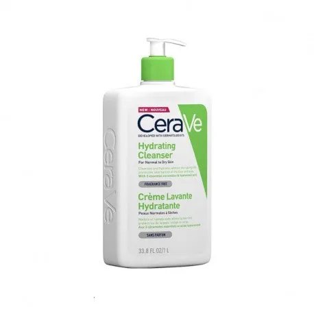 CeraVe Gel de spalare hidratant, piele normal-uscata, 1000ml