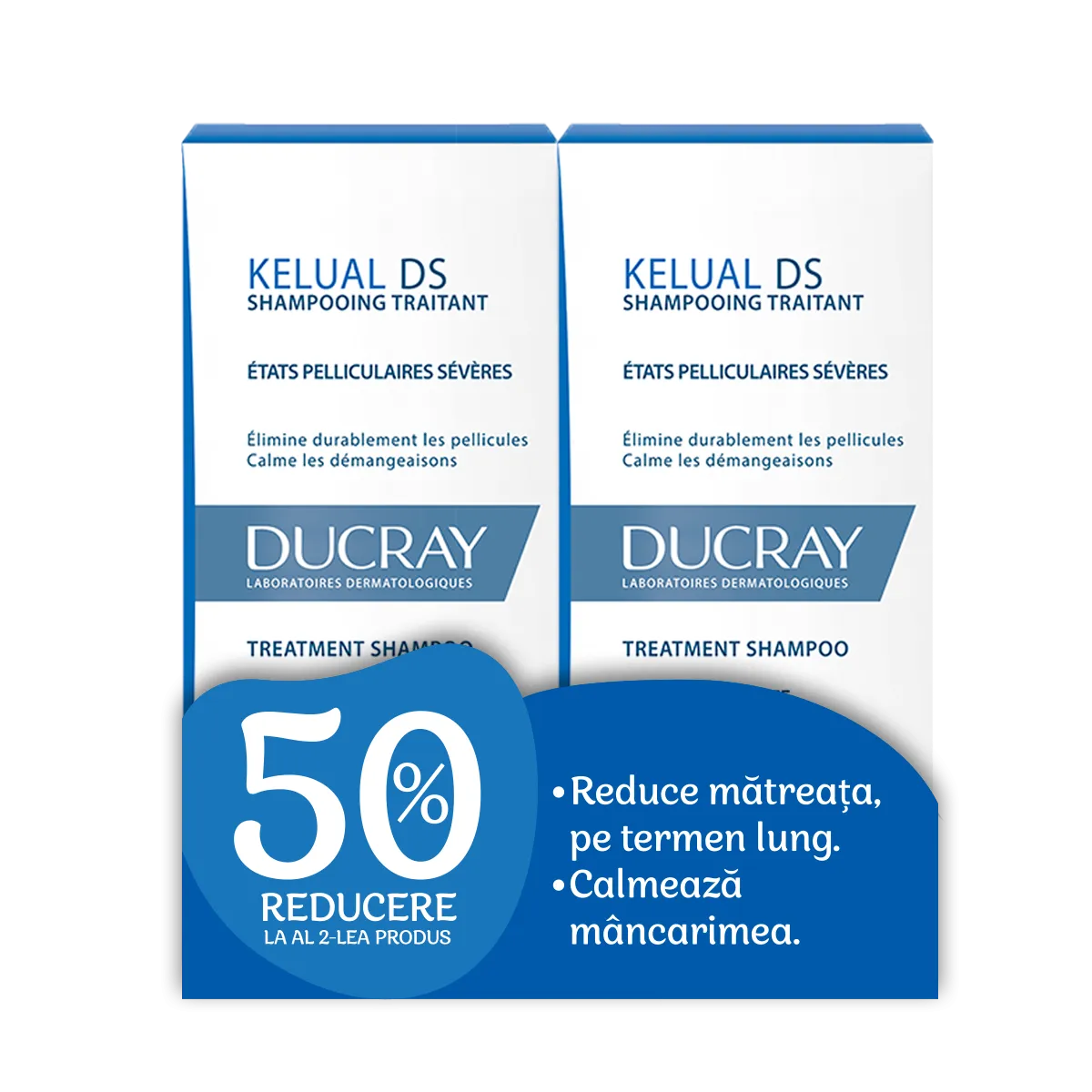 DUCRAY Kelual DS sampon x 100ml 1+1-50%