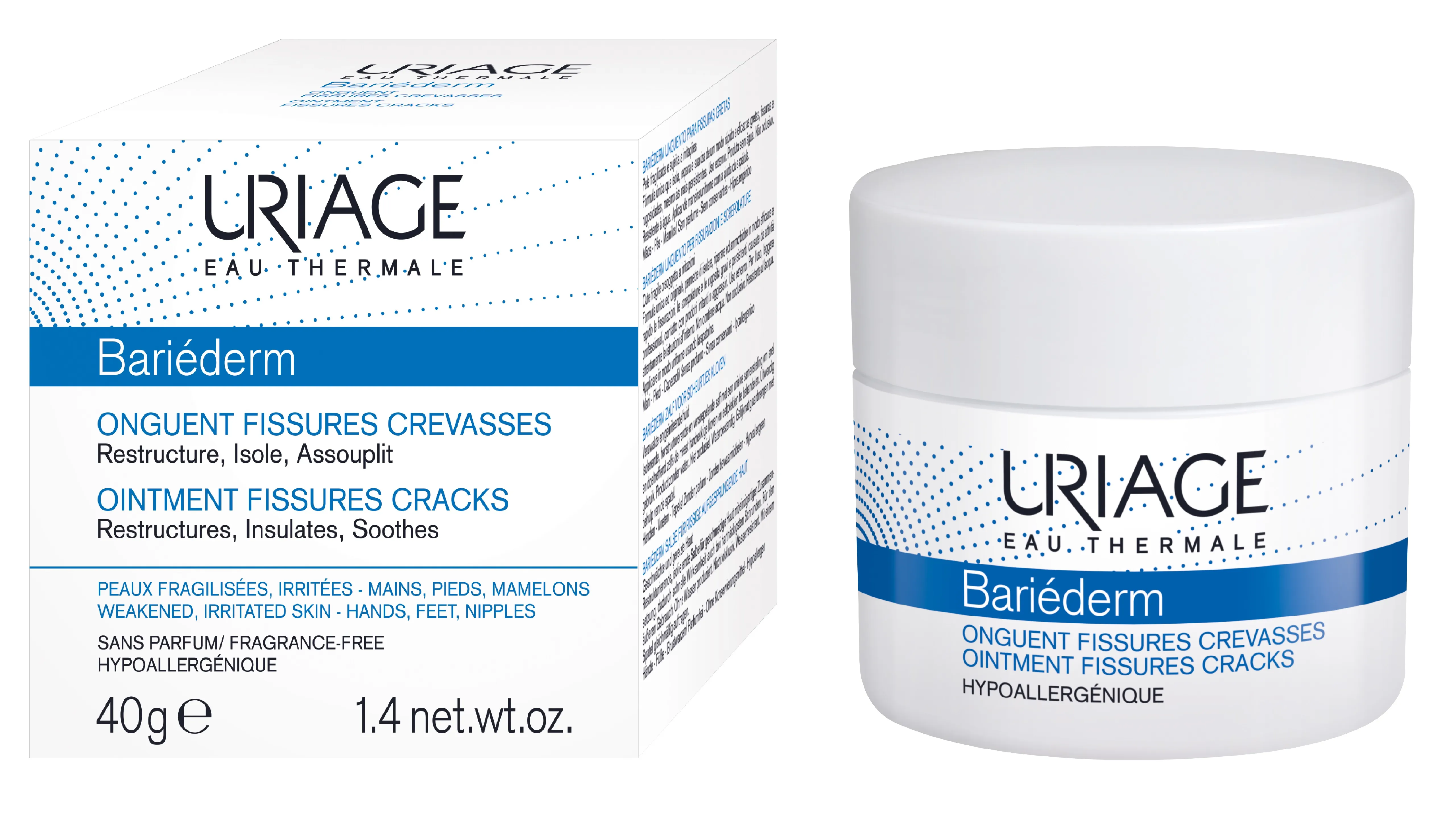 Uriage Bariederm Fissures Balsam reparator 40ml