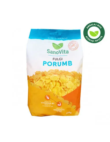 SANOVITA FULGI DE PORUMB FARA ZAHAR 225G