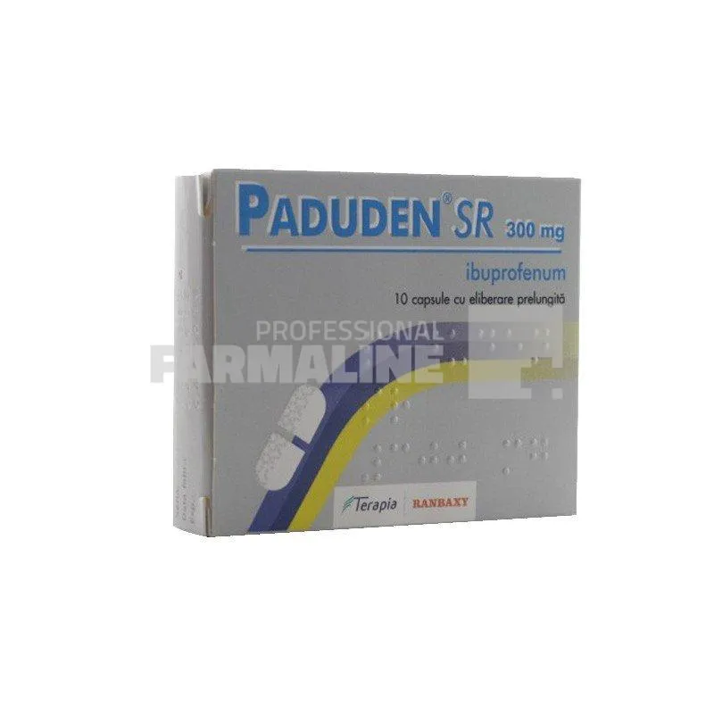 PADUDEN R SR 300 mg x 10 CAPS. ELIB. PREL. 300mg TERAPIA SA