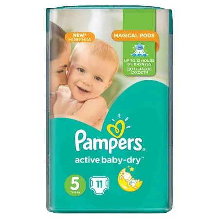 PAMPERS 5 Activ Baby-dry(11-16kg) x 11buc