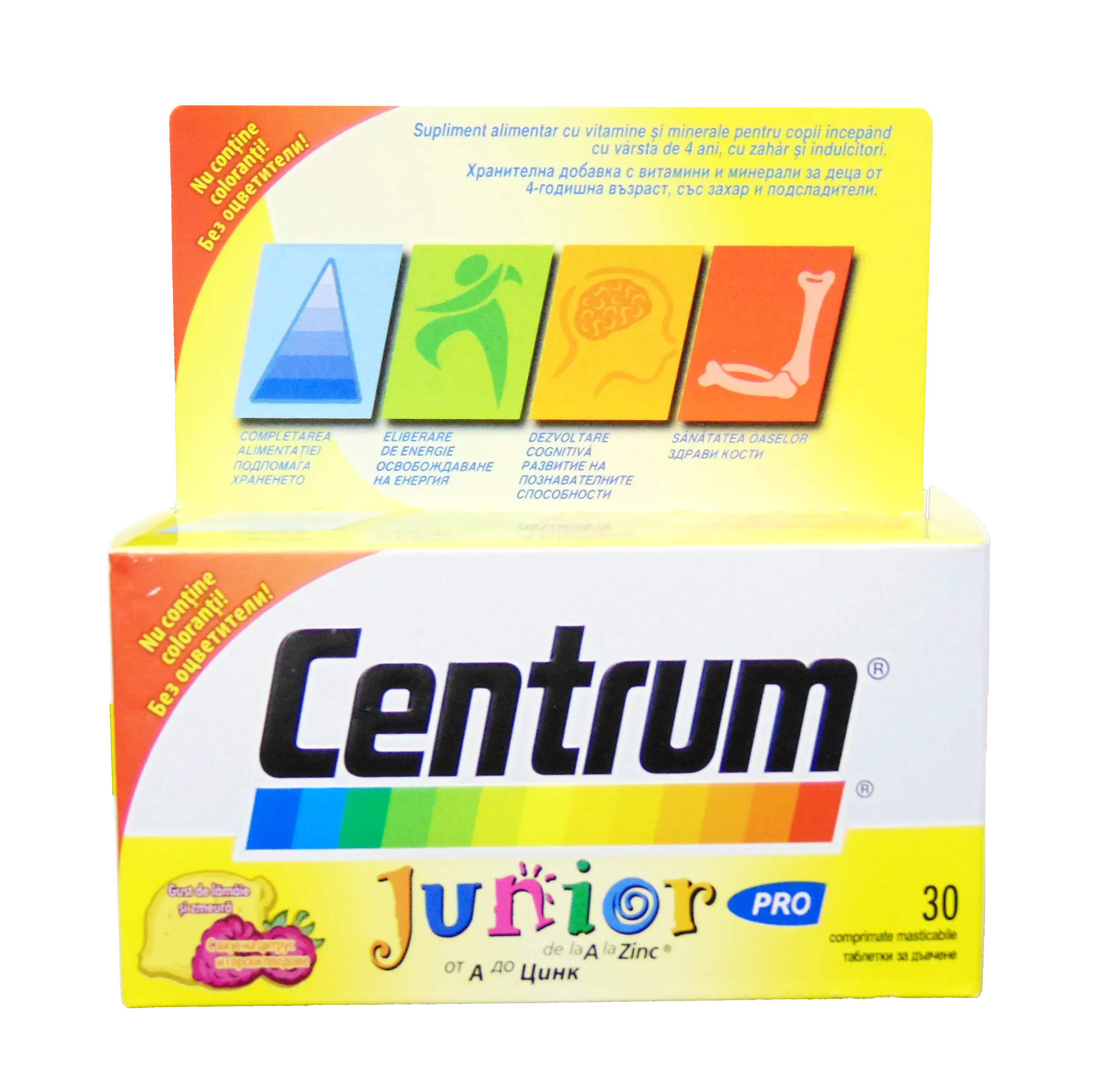 Centrum Junior Pro x 30 comprimate masticabile -GSK Consumer Healthcare RO