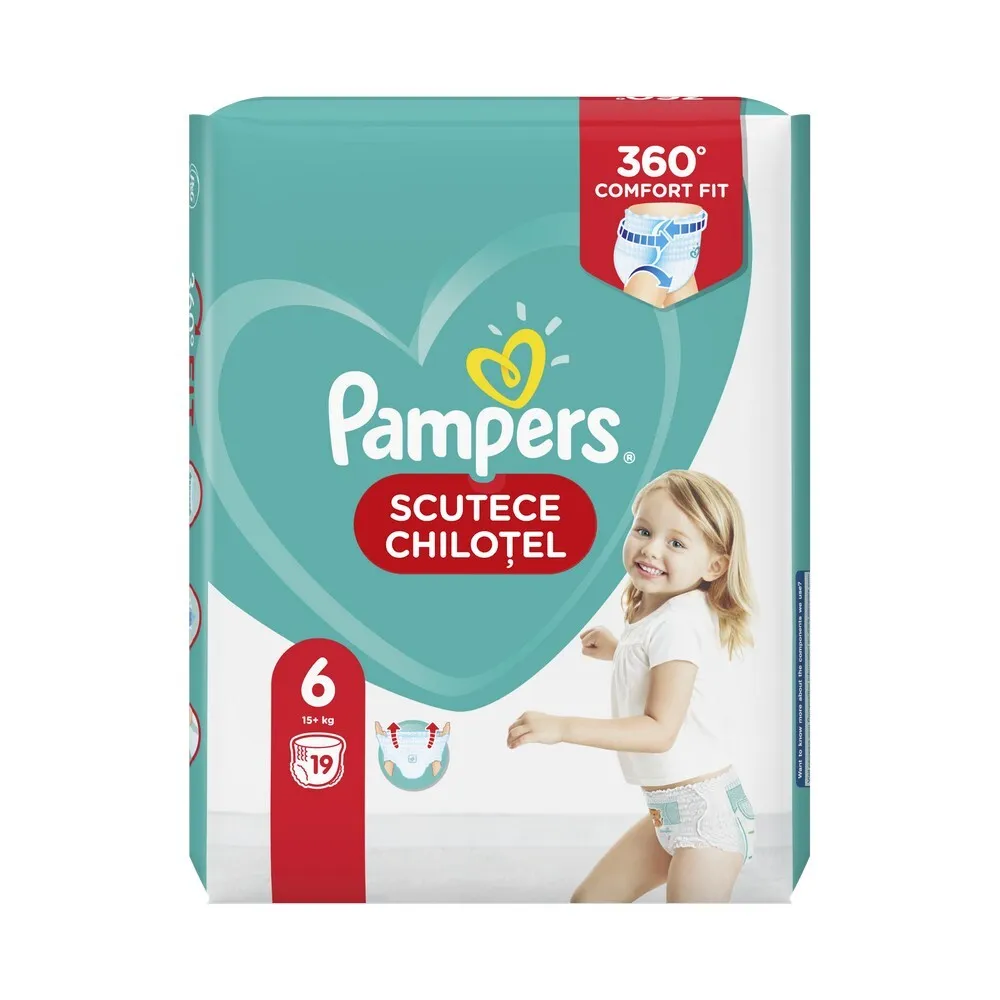 Pampers Pants Active Baby nr 6 (15+ kg) x 19 bucati