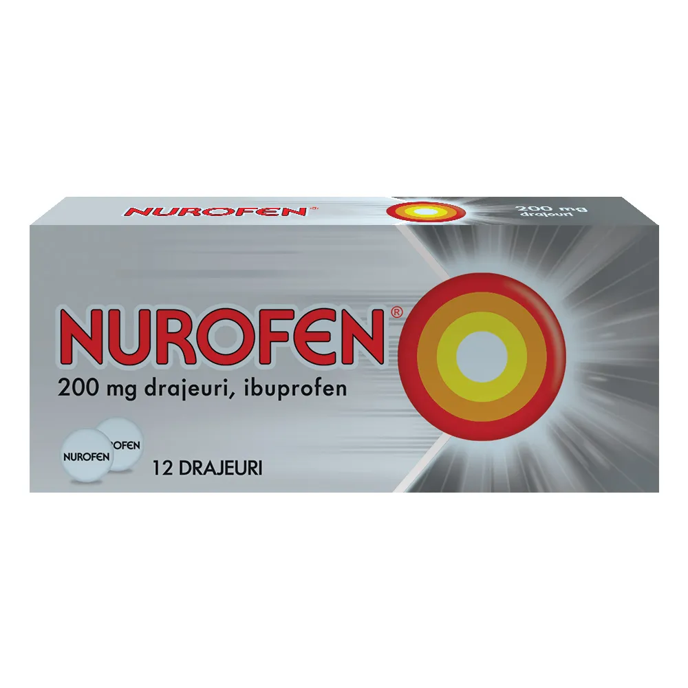 Nurofen 200mg x 12 drajeuri