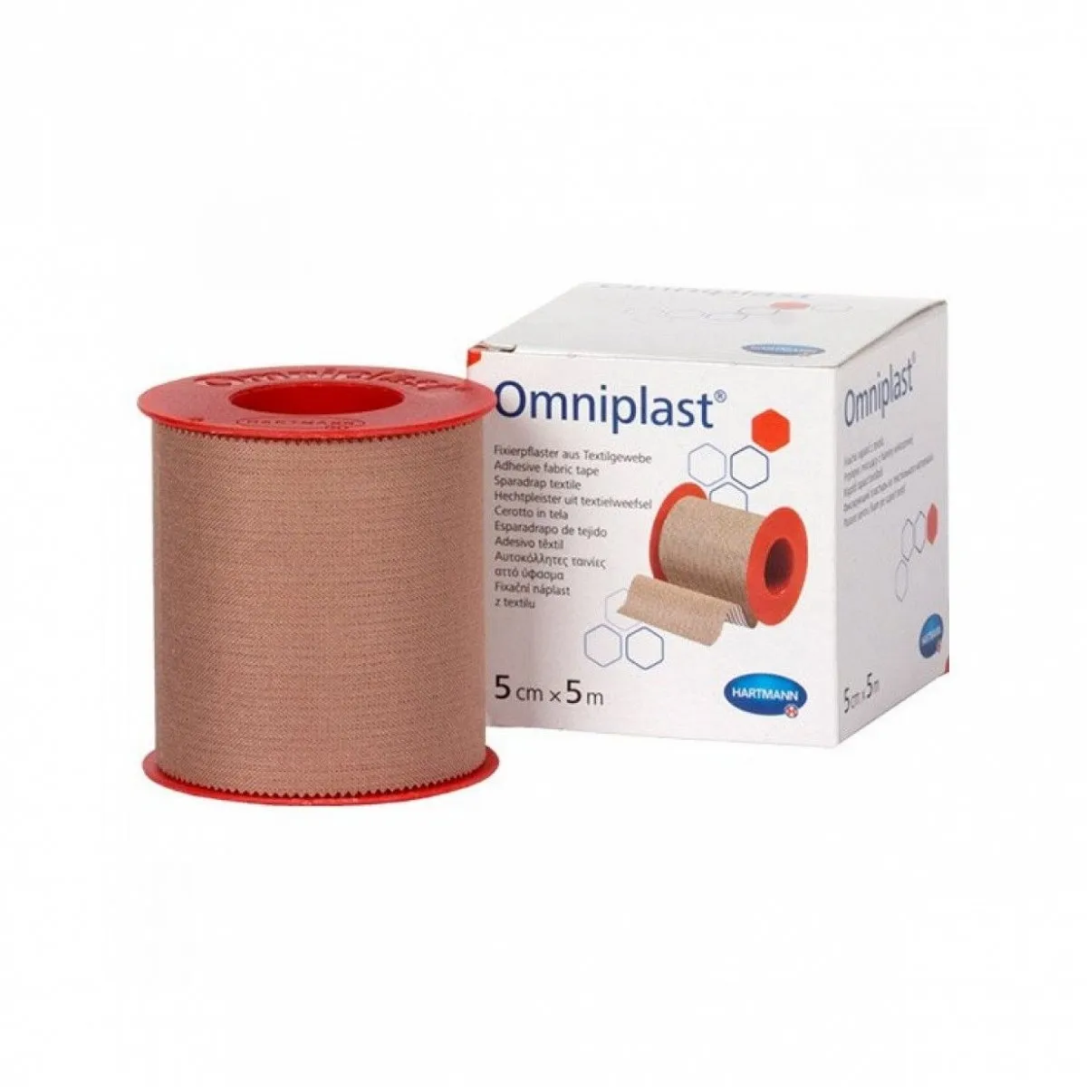 OMNIPLAST PLASTURE IN ROLA PE SUPORT TEXTIL 5CM/5M