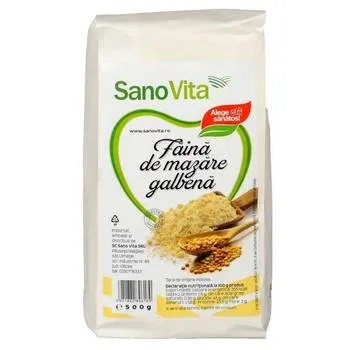 Faina de mazare galbena, 500g, SanoVita