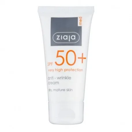 ZIAJA Med-Crema antirid fotoprotectoare SPF50 pentru ten matur, 50 ml