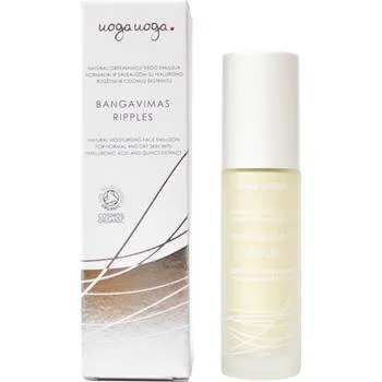 Emulsie hidratanta vegana pentru ten normal si uscat Ripples, 30ml , Uoga Uoga