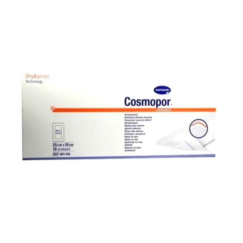 HARTMANN COSMOPOR ADVANCE STERIL PLASTURI 25X10CM X 10BUC