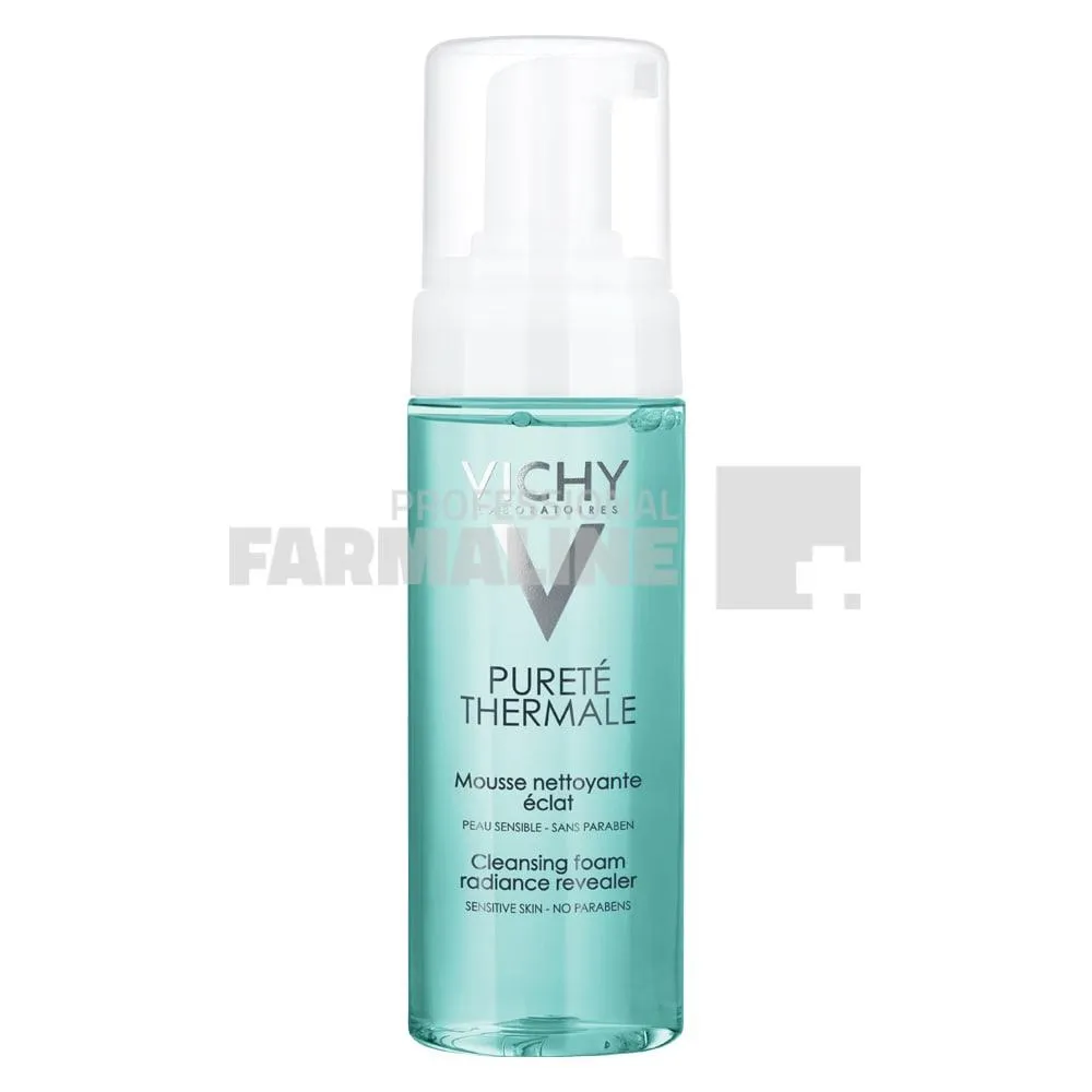 Vichy Purete Thermale Spuma de curatare cu efect de luminozitate 150 ml