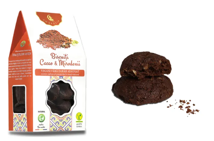 Biscuiti vegani cu cacao si mirodenii, 150g, Ambrozia