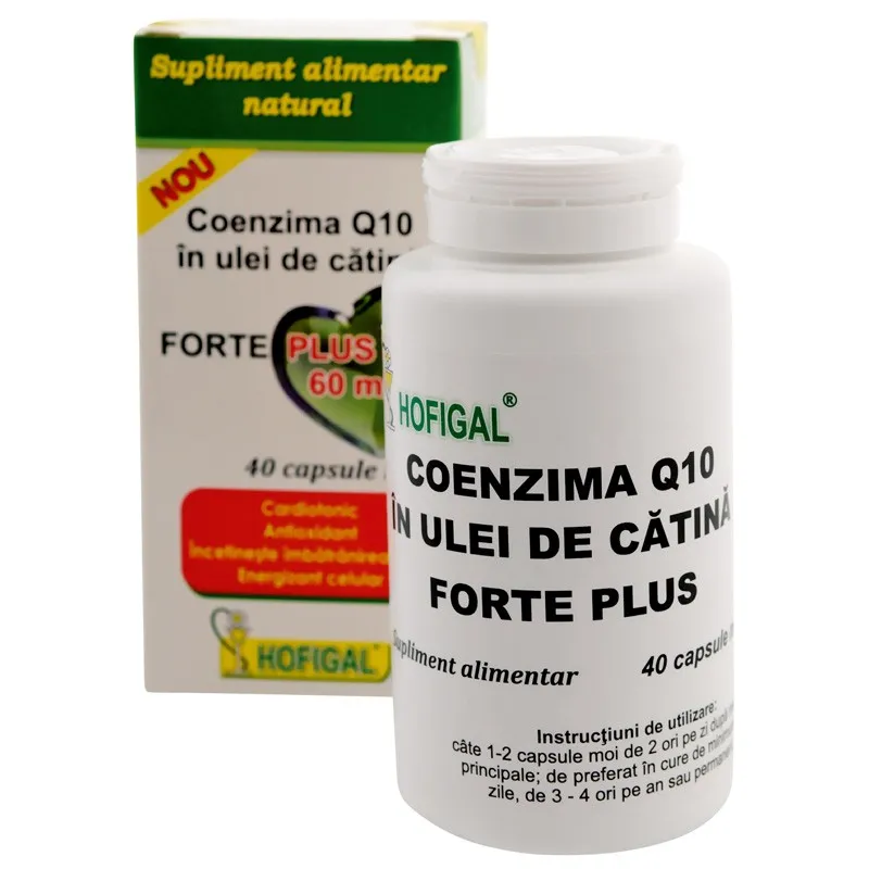 Coenzima Q10 in ulei catina forte plus