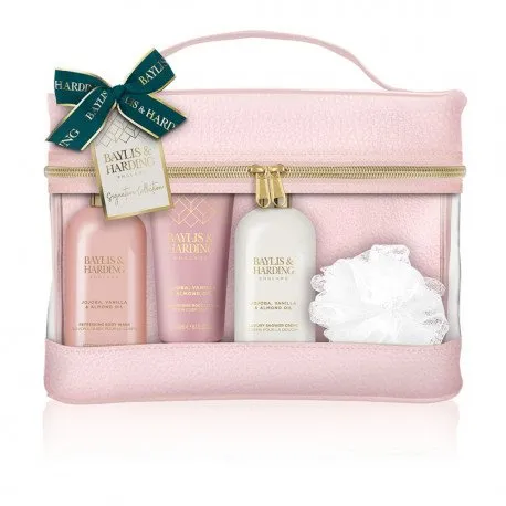 Set cadou Baylis&Harding cu Jojoba, Vanilie si Ulei de Migdale, 6 piese