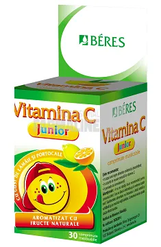 Beres Junior Vitamina C  30 comprimate masticabile