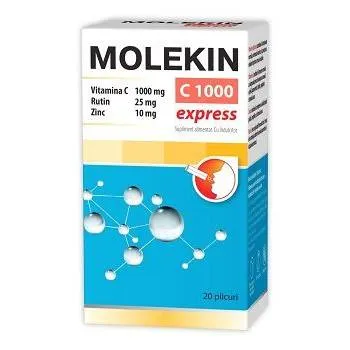 Molekin C1000 Express, 20 plicuri, Zdrovit