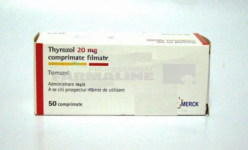 THYROZOL 20mg x 50 COMPR. FILM. 20mg MERCK KGAA