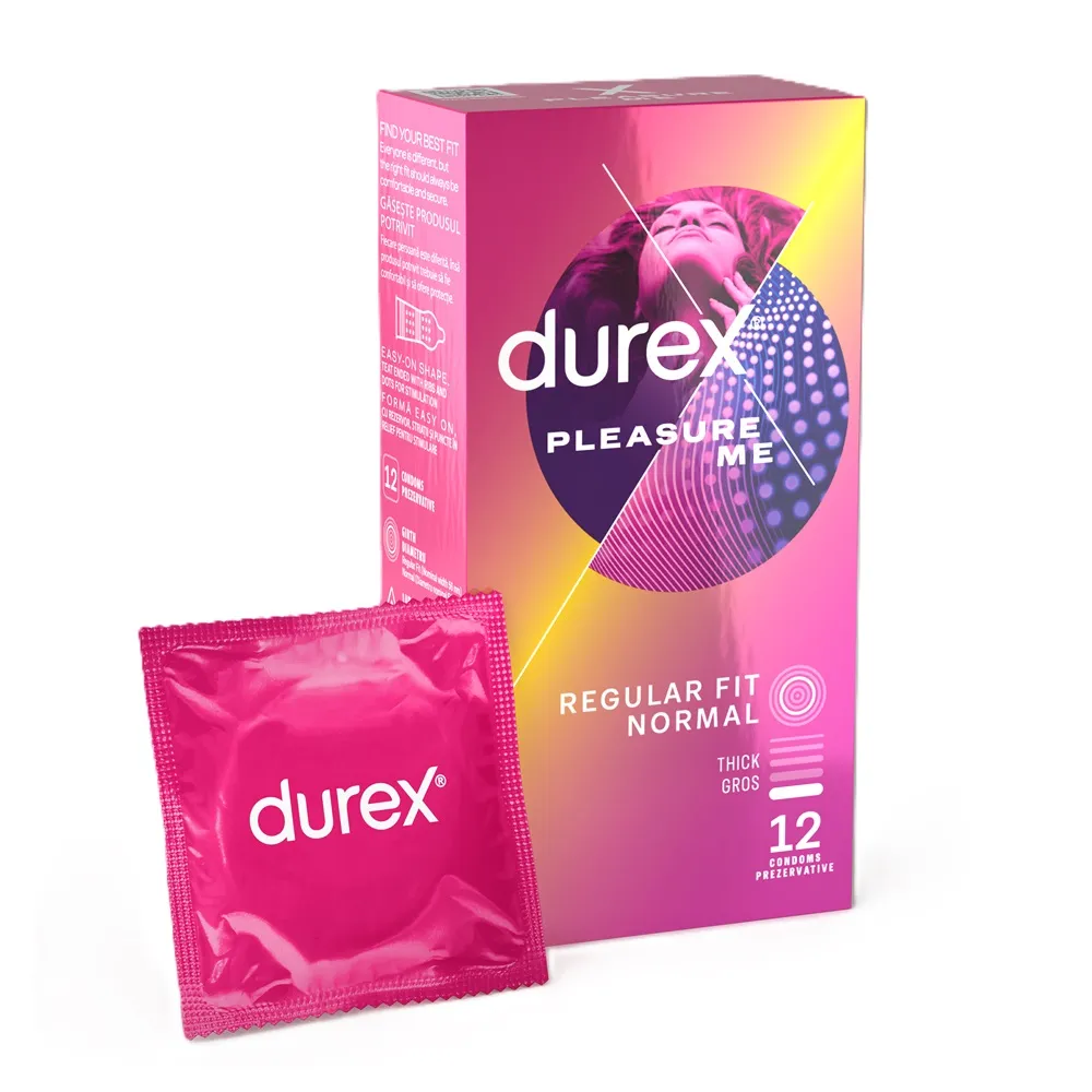 Prezervative Pleasure Me, 12 bucati, Durex