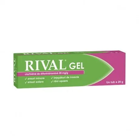 Rival gel 20 mg / g, 50 g