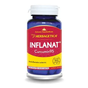 Inflanat+ Curcumin95, 60 capsule vegetale, Herbagetica