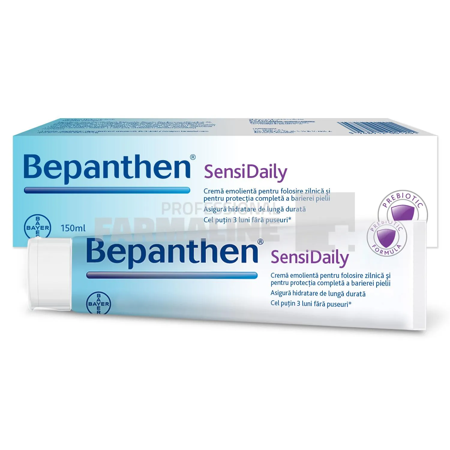 Bepanthen Sensidaily 150 ml â€“ protective si ingrijire zilnica pentru pielea sensibila