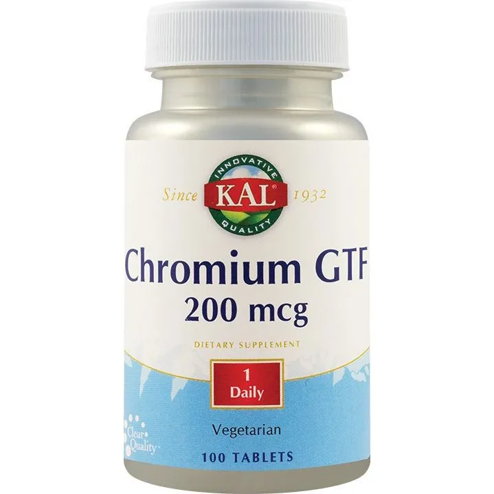 SECOM Chromium GTF 200 mcg, 100 tablete, Kal