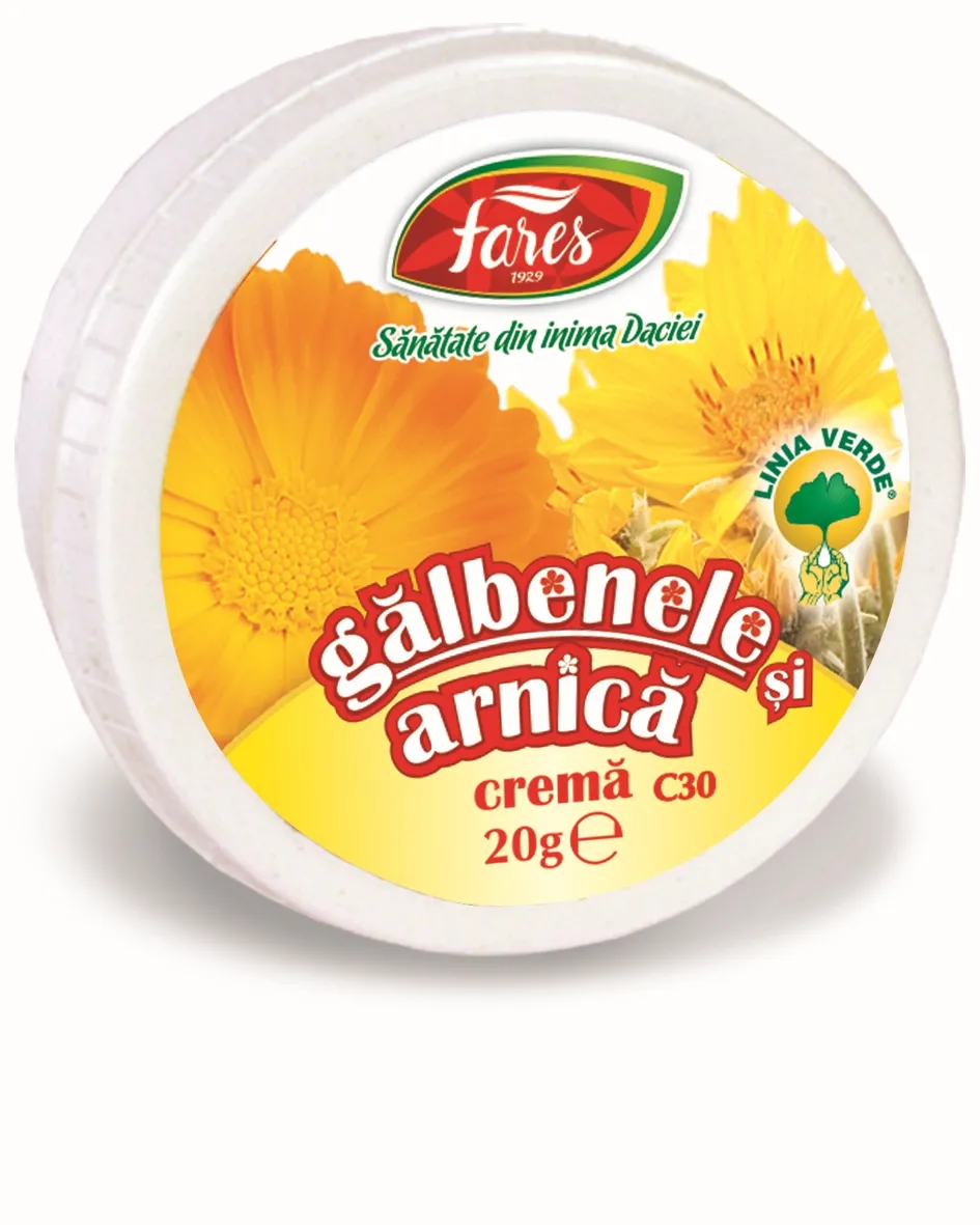 Crema galbenele,arnica x 20g (Fares)