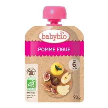 Piure de mere, afine si capsuni Bio, 90g, BabyBio