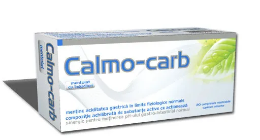 SLAVIA CALMO-CARB 20 COMPRIMATE MASTICABILE