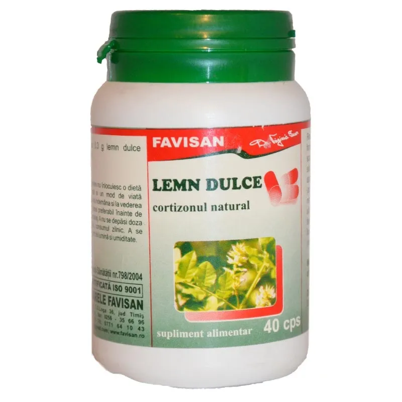 Favisan Lemn dulce 40 capsule