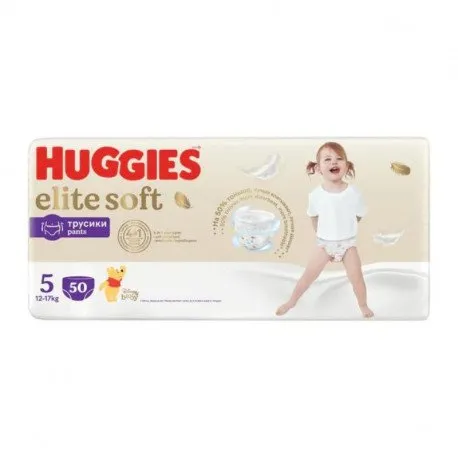 Huggies Elite Soft Pants Giga Nr.5, 12-17 kg, 50 bucati