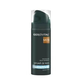 Spuma de ras Men Sensitive, 200ml, Gerovital