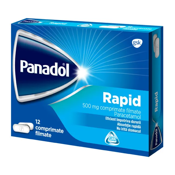 PANADOL RAPID 500MG X 12 COMPRIMATE FILMATE