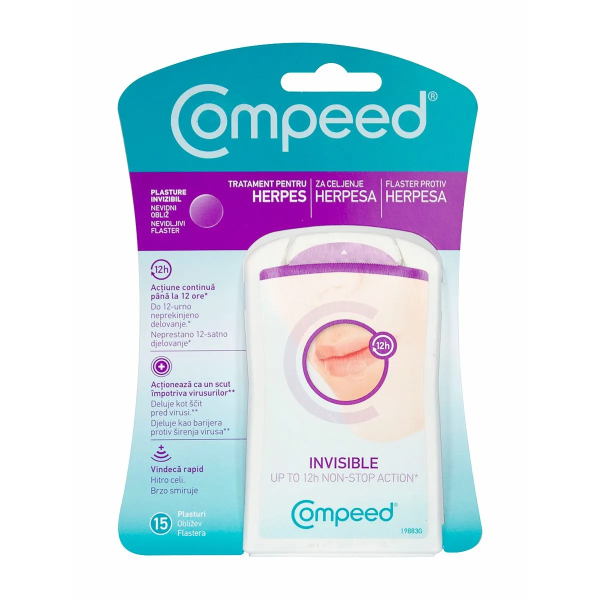 COMPEED Plasture antiherpetic  15buc