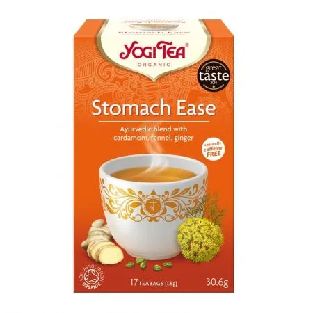 Ceai Bio Stomach Ease, 17 plicuri, Yogi Tea