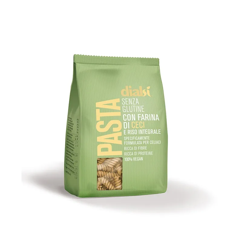 Dialsi paste Fusilli fara gluten cu naut si orez integral x 240 grame
