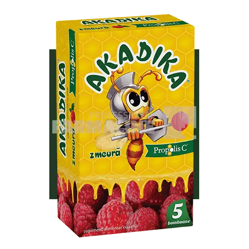 Akadika Propolis cu aroma de zmeura 5 bucati